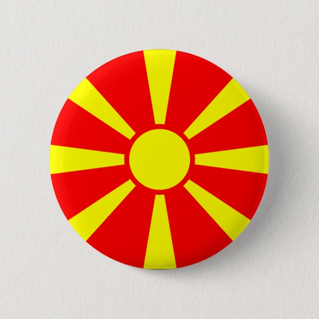 Macedonia Pinback Button (Front)