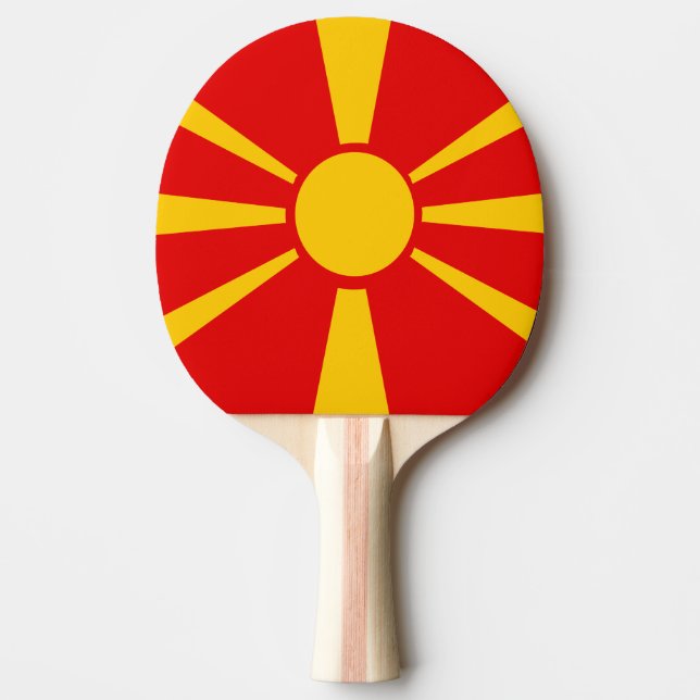 Macedonia Ping-Pong Paddle (Front)