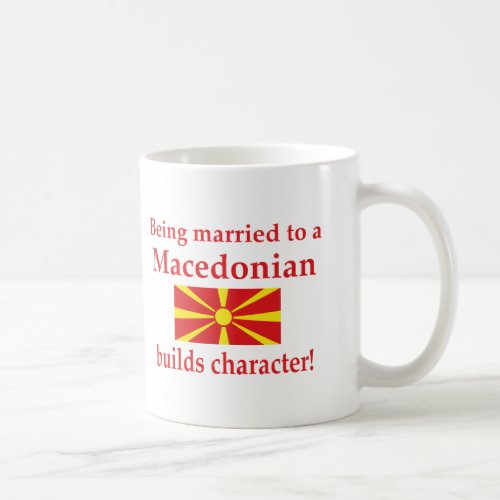 Macedonian Builds Character Coffee Mug
