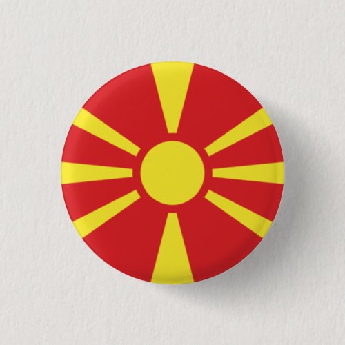 Macedonian Flag Flag of North Macedonia Button