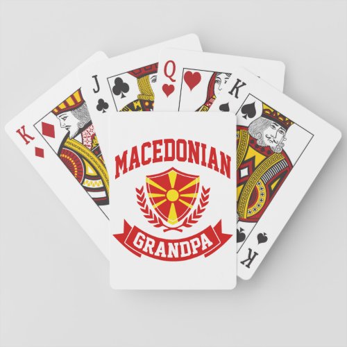 Macedonian Grandpa Poker Cards