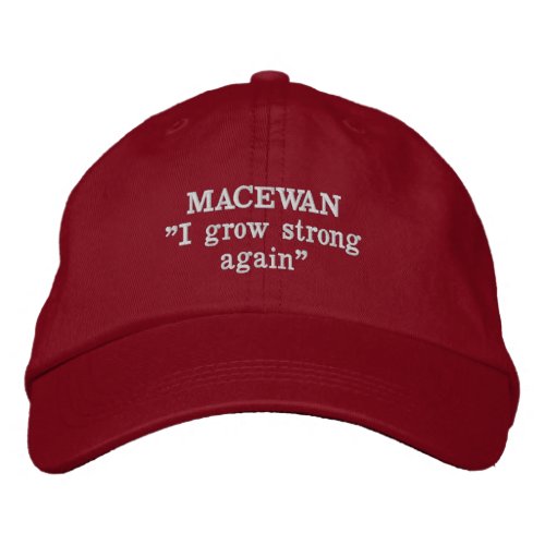 MacEwanMacEwen Clan Motto Embroidered Hat