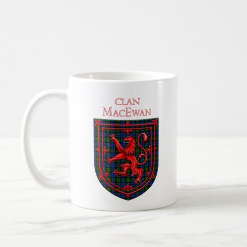 MacEwan Tartan Scottish Plaid Lion Rampant Coffee Mug