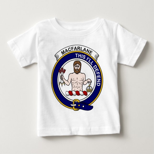 MacFarlane Clan Badge Baby T-Shirt (Front)