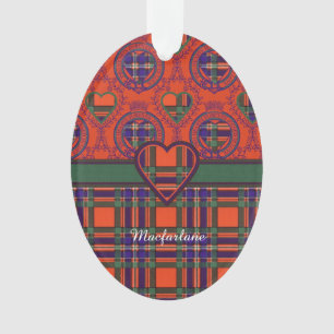 Macfarlane clan Plaid Scottish tartan Ornament