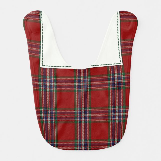 MacFarlane Clan Tartan Baby Bib (Front)