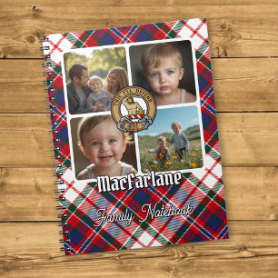 MacFarlane Family Photo Collage Notebook