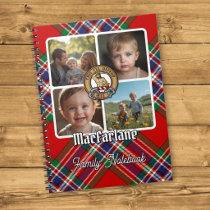 MacFarlane Family Photo Collage Notebook