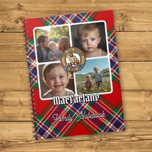 MacFarlane Family Photo Collage Notebook