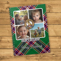 MacFarlane Family Photo Collage Notebook