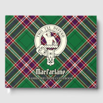 MacFarlane Family Reunion Foil Guest Book