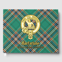 MacFarlane Family Reunion Foil Guest Book