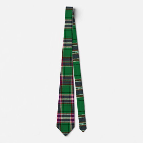 MacFarlane Hunting Tartan Print Neck Tie