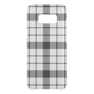 MacFarlane tartan black white plaid Uncommon Samsung Galaxy S8 Case
