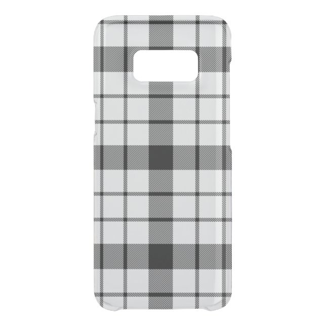 MacFarlane tartan black white plaid Uncommon Samsung Galaxy Case (Back)