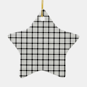 MacFarlane Tartan Ceramic Ornament