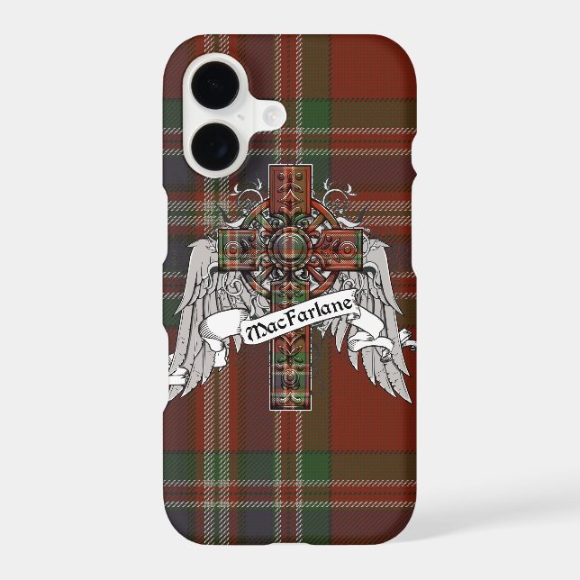 MacFarlane Tartan Cross Case-Mate iPhone Case (Back)