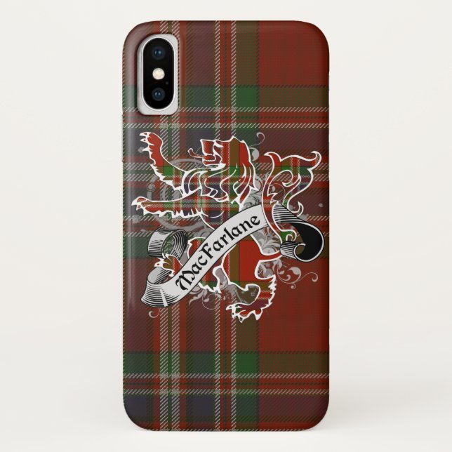 MacFarlane Tartan Lion Case-Mate iPhone Case (Back)