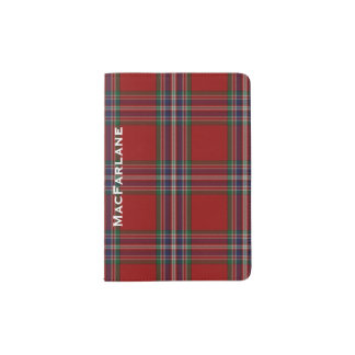 MacFarlane Tartan Plaid Passport Holder