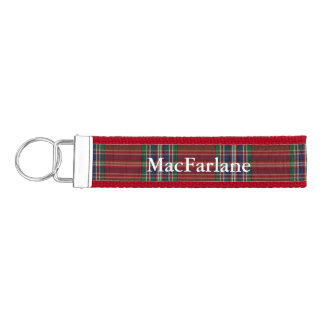 MacFarlane Tartan Plaid Wrist Key Chain