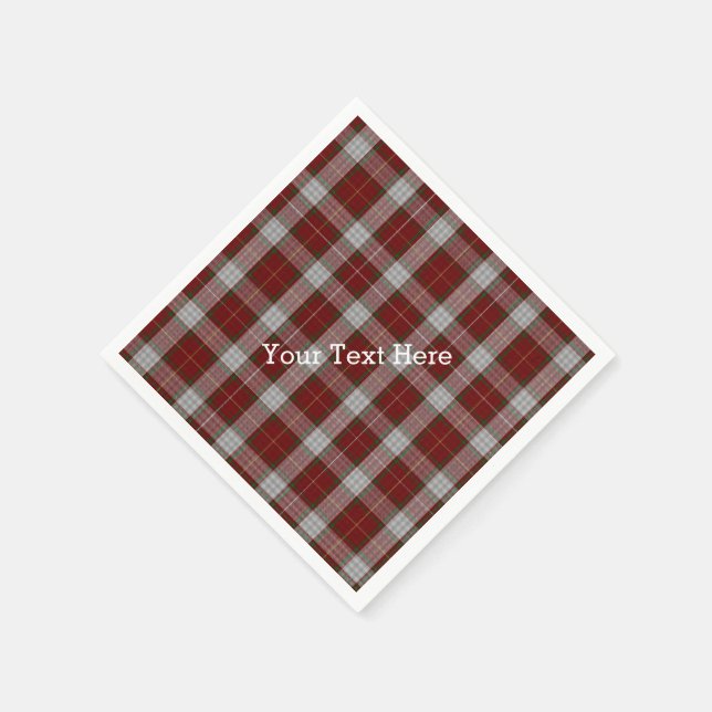 MacFie Tartan Plaid Paper Napkins (Corner)