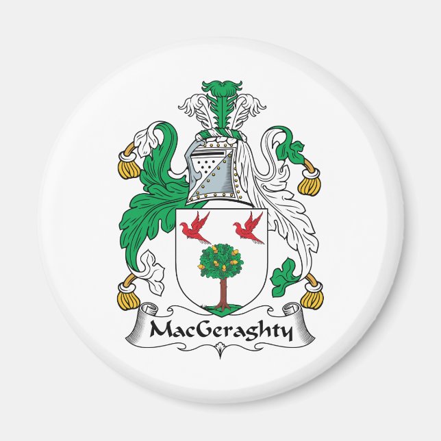 MacGeraghty Family Crest Magnet (Front)