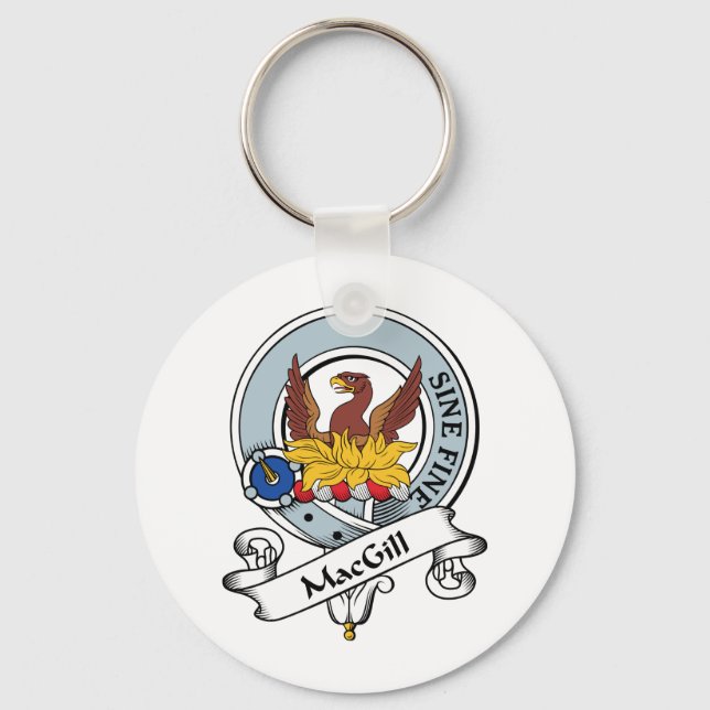 MacGill Clan Badge Keychain (Front)