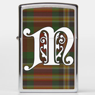 MacGill Clan Tartan Monogram Zippo Lighter