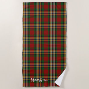 MacGill Clan Tartan Plaid Beach Towel