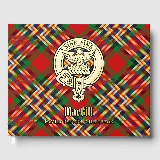 MacGill Family Reunion Foil Guest Book (Front)