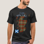 Macgill Scottish Clan Tartan Scotland T-shirt at Zazzle