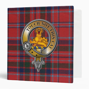 MacGillivray Tartan & Badge 3 Ring Binder
