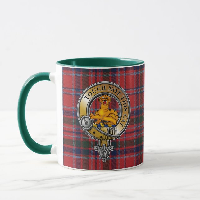 MacGillivray Tartan & Badge Mug (Left)