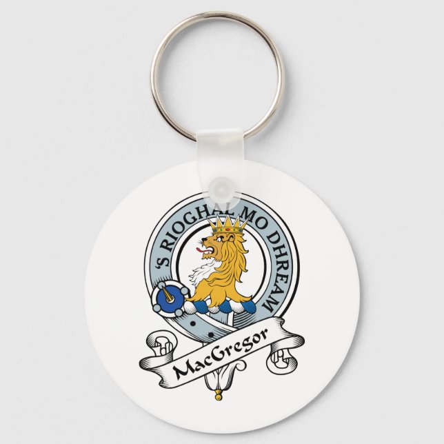 MacGregor Clan Badge Keychain (Front)
