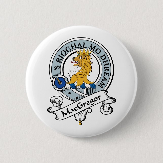 MacGregor Clan Badge Pinback Button (Front)