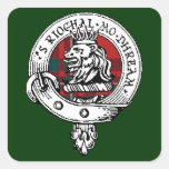 MacGregor Clan Badge Sticker Forest Green