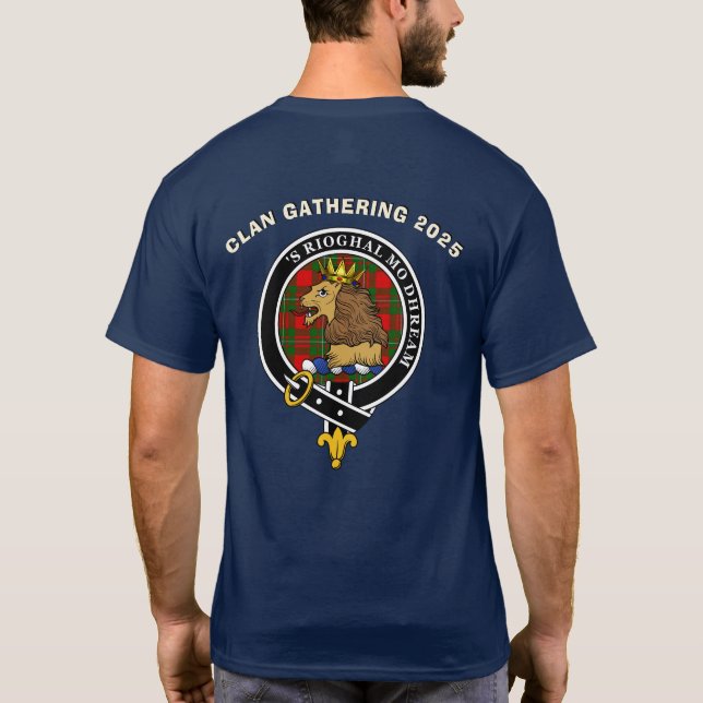 MacGregor Clan Family Reunion Personalized T-Shirt (Back)