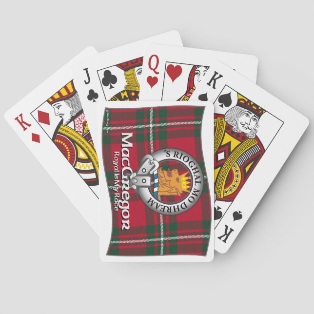 MacGregor Clan Poker Cards (Back)
