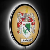 MacGregor Coat of Arms LED Sign (Angle)