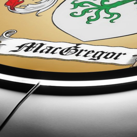 MacGregor Coat of Arms LED Sign (Edge)