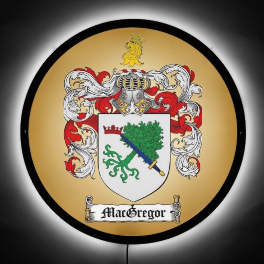 MacGregor Coat of Arms LED Sign (Front)