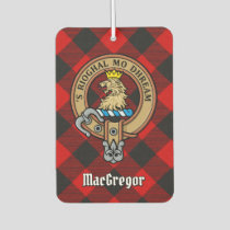 MacGregor Crest over Rob Roy Tartan Air Freshener