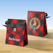 MacGregor Crest over Rob Roy Tartan Favor Box