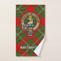 MacGregor Crest over Tartan Bath Towel Set