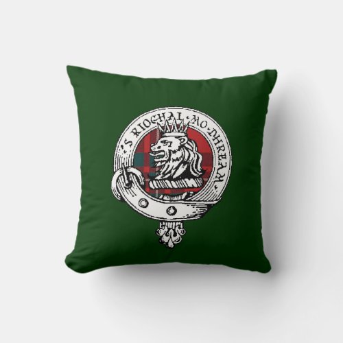 MacGregor Despite Them Poem on Back Throw Pillow