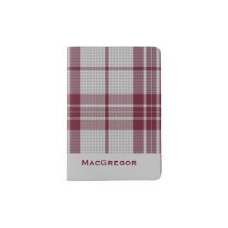 MacGregor Dress Plaid Personalized Passport Holder