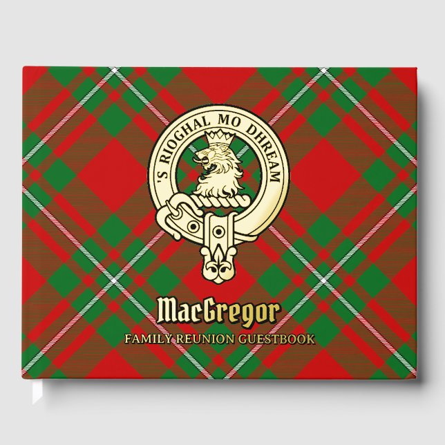 MacGregor Family Reunion Foil Guest Book (Front)