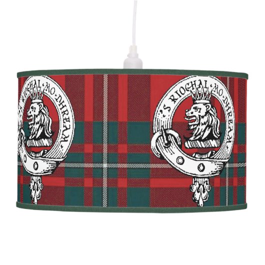 MacGregor Lamp Clan Badge and Tartan (Front)