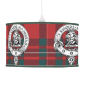 MacGregor Lamp Clan Badge and Tartan (Back)