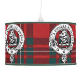 MacGregor Lamp Clan Badge and Tartan (Right)